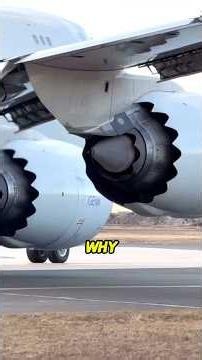 🔥✈️ Why are airliner engines located under the wing? #viral #airplane #aviation #facts