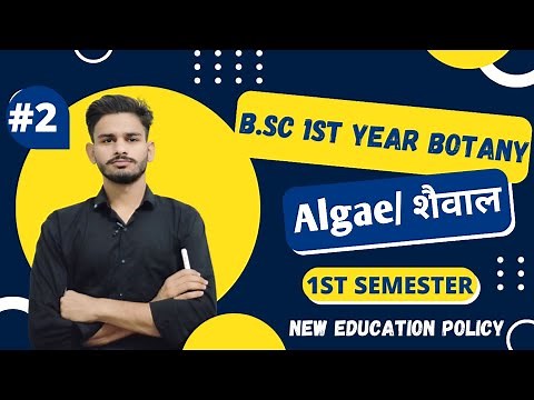 (शैवाल) bsc 1st year botany chapter 1 algae | botany bsc 1st year | botany 1st semester classes 2024