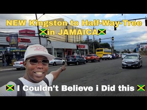 Walking From New Kingston - to Half Way TREE in Jamaica - Kingston Jamaica 🇯🇲