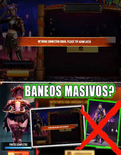 ¿Se vienen baneos masivos por reclamar la skin morada que garena envió equivocadamente al juego free fire? garena responde porque cerro el juego error bug del evento dama del velo en free fire, hay un error o bug catrina, porque cerraron el evento catrina comparte y gana free fire #garena #freefire #garenafreefire | Soma Gamer