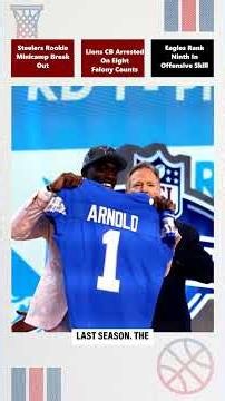 Steelers Rookie Stuns Everyone, Lions CB Faces Life Sentence | Daily NFL Roundup