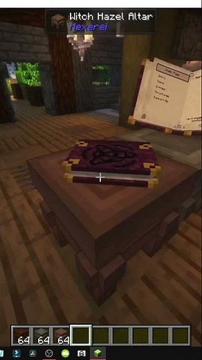 COMMENT FABRIQUER LE LIVRE DES OMBRES DANS MINECRAFT HEXEREI