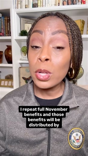 Update on November SNAP benefits in Ohio. Full benefits going out next week. And an update on Trump's health care scam. | Rep. Shontel Brown