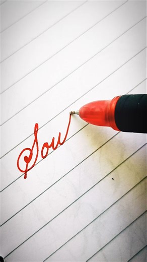 Cursive writing, Beautiful handwriting