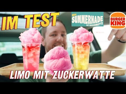 Burger King: “Summernade” Lemon-Lime & Grapefruit with Cotton Candy in the test