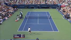 2014 US Open 1_2 Roger Federer vs Marin Cilic Highlights [HD] -