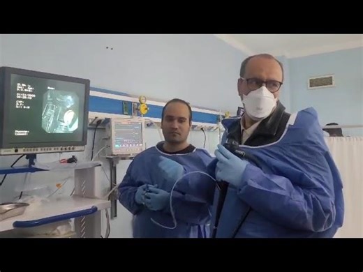 Training my mentees on an ERCP model of Pentax | Asem Elfert