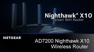 Watch NETGEAR R9000 | Nighthawk® X10 AD7200 Smart WiFi Router Product Tour on Amazon Live
