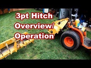 3pt Hitch Overview / Tiller Operation Basics