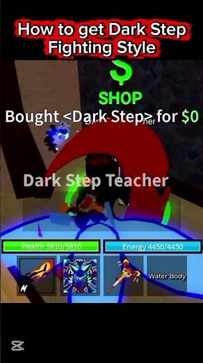 How to get DARK STEP in Blox Fruits! 🦵🔥 (Sea 1 Guide) #Shorts