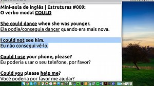 Estruturas do Inglês #009: Modal Verb Could