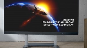 Foldable. Movable. Wow-able! Introducing the ViewSonic LDS135-151 Direct View LED Mobile Display. Its huge 135" screen and mobile cart can be easily folded and stored in an included flight case – enabling the entire kit to be moved from location to location for wowing audiences anywhere. Learn more: https://vsfinch.es/3Oiew4w | ViewSonic