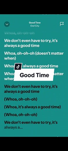 Owl City & Carly Rae Jepsen - Good Time Lyrics