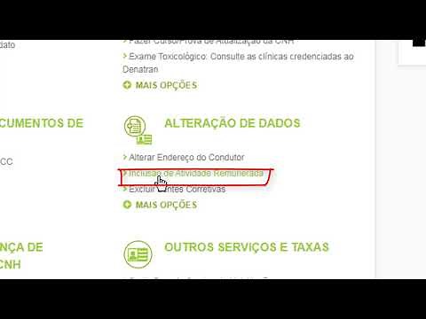 Como colocar EAR no CNH ATIVIDADE REMUNERADA