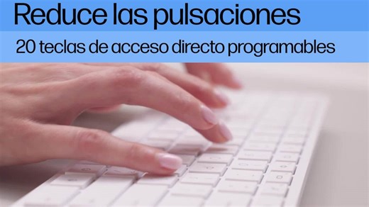 HP 650 Wireless Keyboard and Mouse Combo (White) - Product Overview Video (47 sec) - Spanish/Castilian. - HP Inc Video Gallery - Solutions, Software, Services