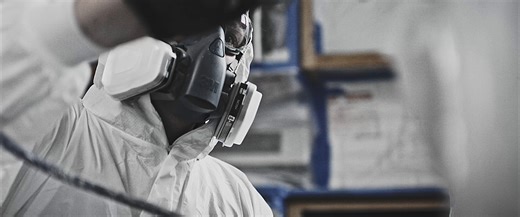 3M Advanced Comfort 7500 Series Paint Protection Respirator with Cool Flow Valve