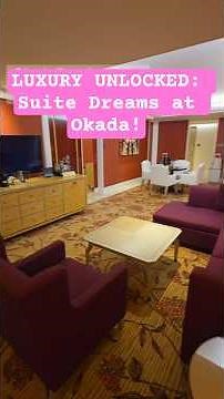 Luxury escape in Okada Manila’s Premium Suite! Style, comfort & views! #Okada #LuxuryStay #Travel