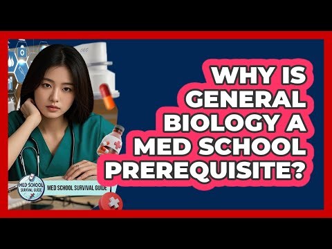 Why Is General Biology A Med School Prerequisite?
