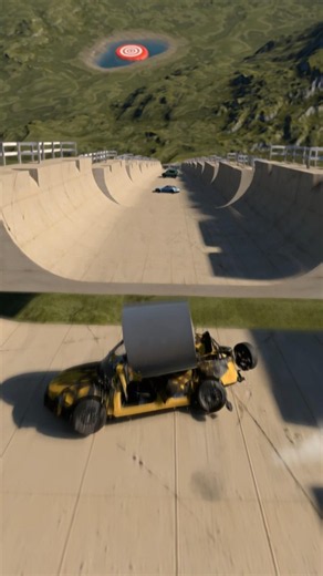 Steel Coil vs cars Beamng drive | 120 Tons