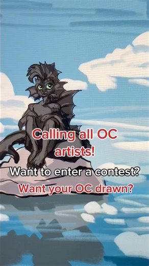OC Art Contest! #contest #theseabeast #digitalart #oc #ocart #fypシ #fyp #artist #drawing