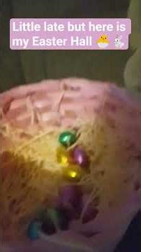 I'm a little bit late but this is my Easter Hall 🐣🐇