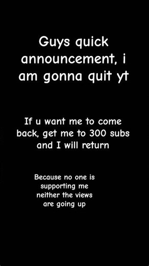 I am quiting yt #shorts