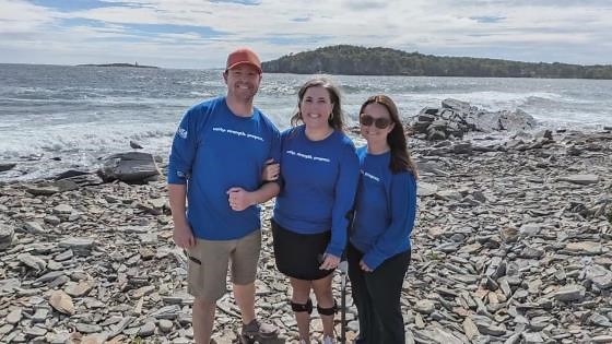 Mainer champions CMT awareness and funds through Peaks Island walk