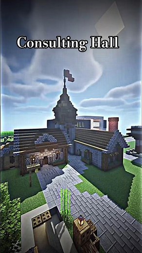 Minecraft Meeting Hall That Actually Looks Good #shorts