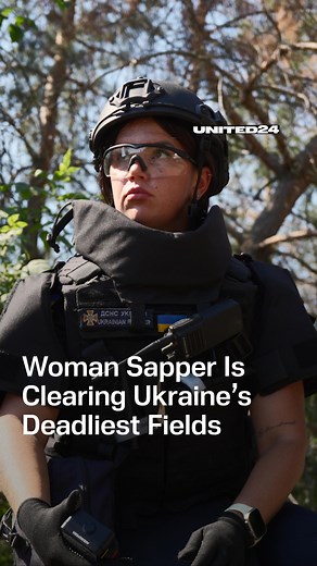 16K views · 2.4K reactions | Hanna is one of only three female sappers in Ukraine’s State Emergency Service. Every day, she combs through minefields in the Kharkiv region, searching for deadly remnants left behind by Russian forces. How did her family react to her decision, what challenges does she face, and what keeps her going? Watch the full story. @amira_barkh | United24 Media | Facebook