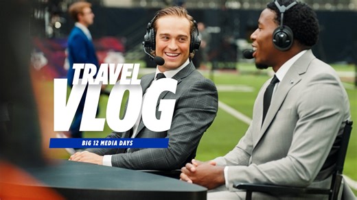 TRAVEL VLOG: BIG 12 MEDIA DAYS with Chase Roberts and Darius Lassiter | BYU Football