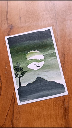 Easy Nature Scenery Drawing//Drawing of Nature//Step by Step Drawing Tutorial