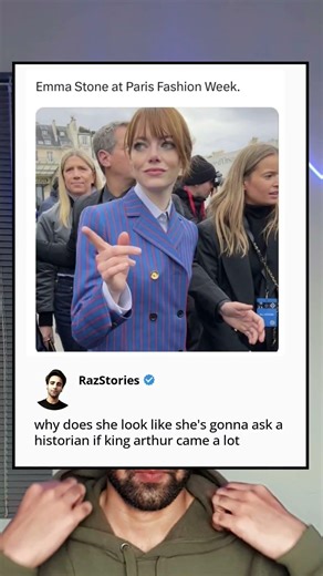 Emma Stone At Paris Fashion Week