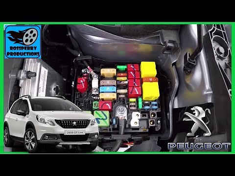 Peugeot 2008 Fusebox & OBD2 Diagnostic Port Locations, Including Diagrams