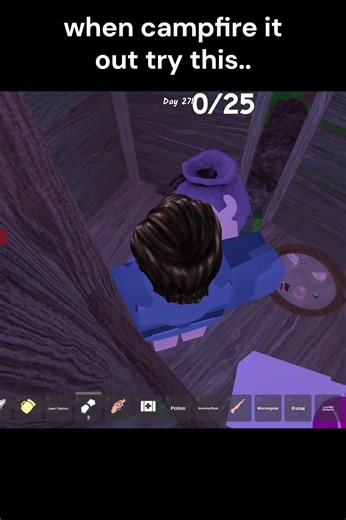 When fire is out but you are safe #roblox #minecraft #99nightintheforest #trending #gaming #viral