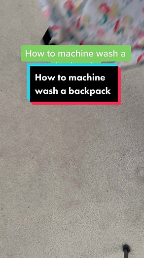 How to Machine Wash a Backpack