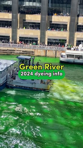Choose Chicago on Instagram: "This year marks the 69th green river dyeing!  The Chicago Plumbers Union, Chicago Journeymen Plumbers Local 130, the Chicago River dyeing masters who handle the world-renowned St. Patrick’s Day tradition every year. Will we see you out there on 3/16?! #ChicaGOandKNOW"