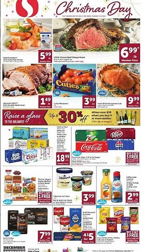 Safeway Weekly Ad 12/17 - 12/25