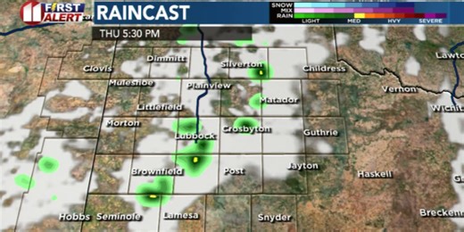 LIVE RADAR: Scattered, strong storms moving across the South Plains