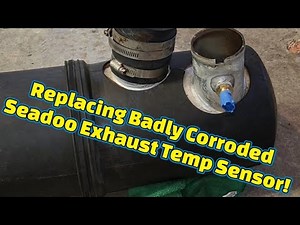Seadoo Exhaust Temp. Sensor Replacement! Bad 4tec Temp. Sensor Repair!