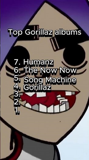 Ranking Every Gorillaz Album from Worst to Best! 🤖#Gorillaz#DamonAlbarn#VirtualBand