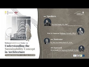 [Webinars BIG! Series #05] Understanding The Sustainability Concept in Architecture