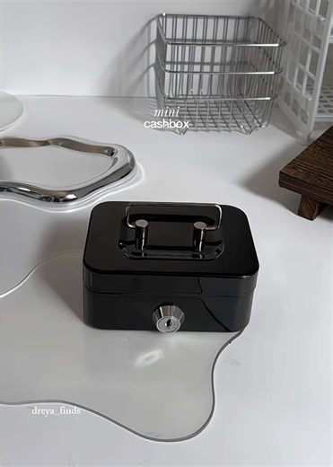 Cash Box with Lock: Cute, Compact & Secure Money Box