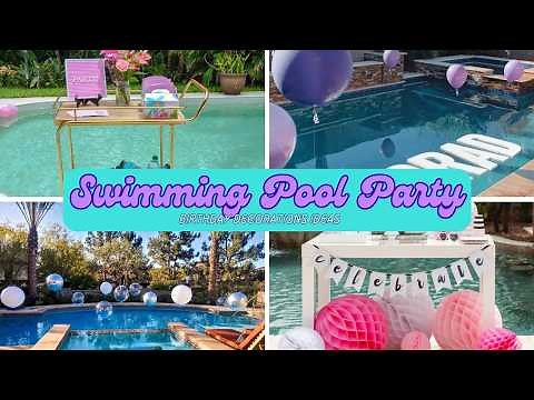 *NEW* 2026 Swimming Pool Party Birthday Decorations Ideas 🎉 | Pool Themes for Adults & Kids