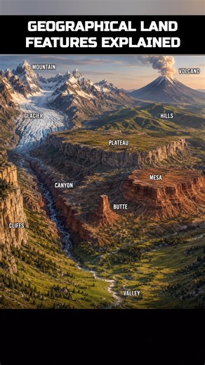 The weirdest landform you’ve never heard of 🤯 #earthfacts #geography #trending