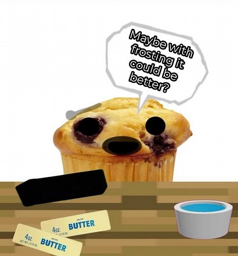 muffin tries butter with frosting! (GOES WRONG) | Roblox my movie 🎥 #trend #asmr