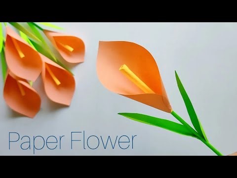 Easy Paper Flower 🌼 Paper Tulip Flower || Paper Craft