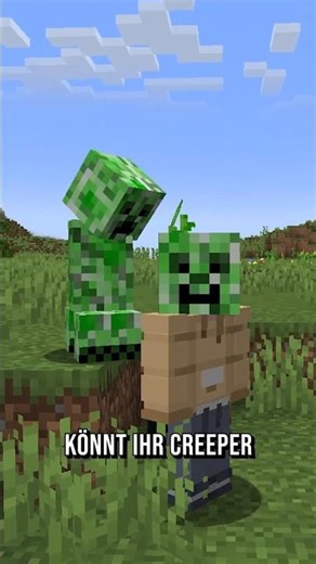 Creeper sind NETT! 😊 #minecraft #minecraftmods #minecraftshorts