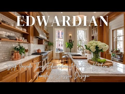 Step Inside This Edwardian Heritage Kitchen with Timeless Classic Design