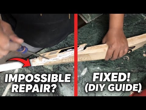 How to repair a cricket bat.