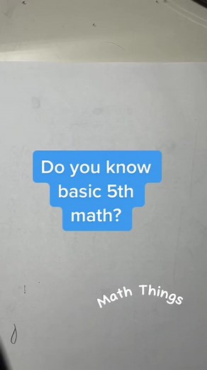 Basic fifth Math #maths #mathematics #mathskills #mathlessons...